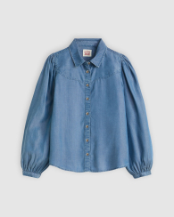 Женская джинсовая рубашка Levi's 1160455322 (Синий M)