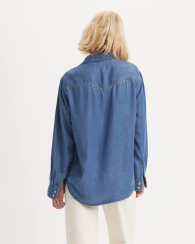 Женская джинсовая рубашка Levi's 1161033230 (Синий XL)