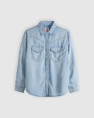 Жіноча джинсова сорочка Levi's 1161332936 (Блакитний M)