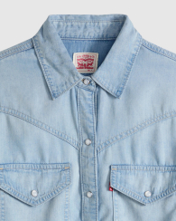 Жіноча джинсова сорочка Levi's 1161332936 (Блакитний M)