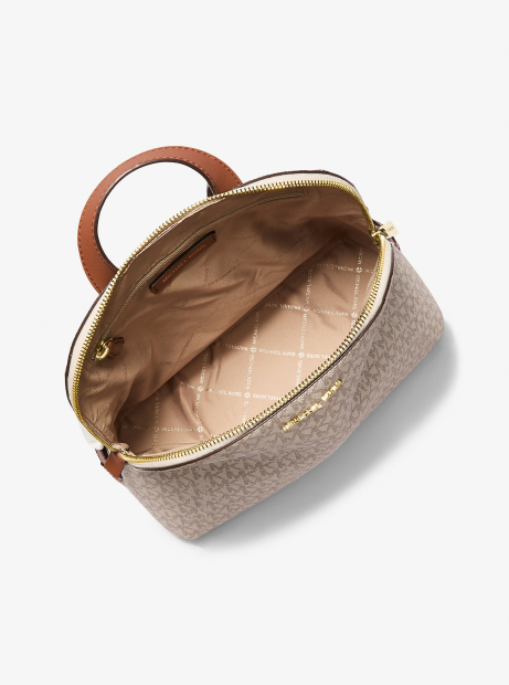 Стильный женский рюкзак Michael Kors с логотипом 1159814176 (Молочный, One size)