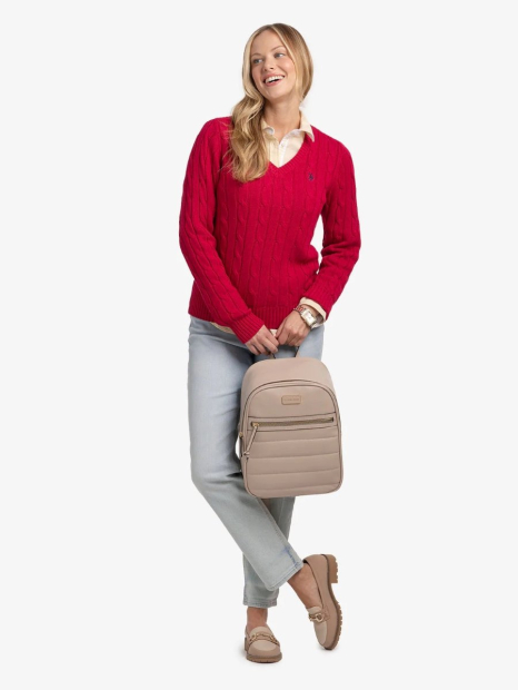Рюкзак U.S. Polo Assn с логотипом 1159839987 (Бежевый One Size)