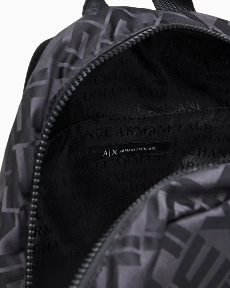 Рюкзак Armani Exchange с логотипом 1159841248 (Черный One size)