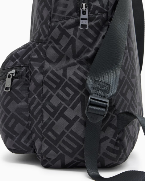 Рюкзак Armani Exchange с логотипом 1159841248 (Черный One size)