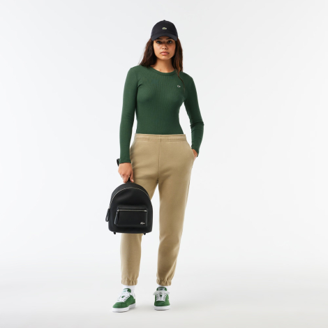 Женский рюкзак Lacoste Daily из экокожи 1159843234 (Черный One Size)