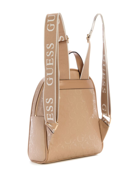 Женский рюкзак GUESS с принтом 1159843904 (Бежевый One Size)