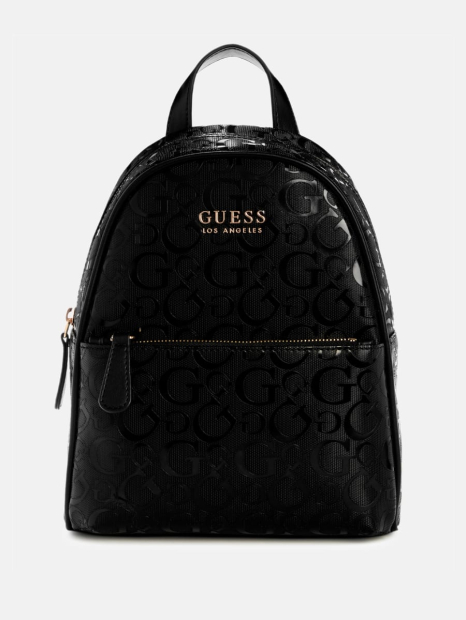 Женский рюкзак GUESS с принтом 1159843907 (Черный One Size)