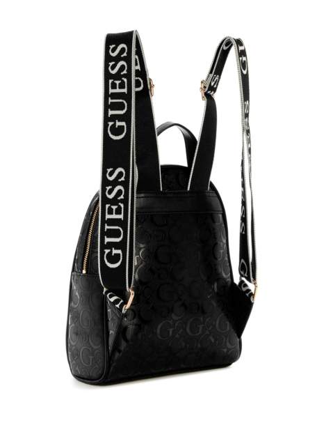 Женский рюкзак GUESS с принтом 1159843907 (Черный One Size)