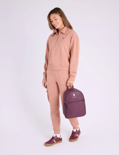 Рюкзак US Polo Assn з логотипом 1159844787 (Бордовий One Size)
