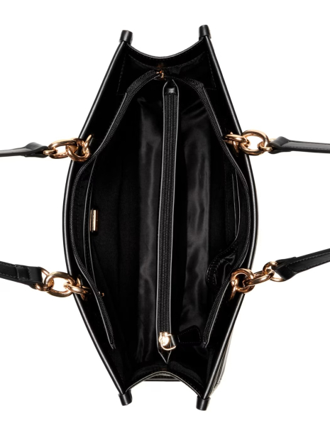 Элегантный женский набор GUESS сумка и кошелёк 1159845099 (Черный One Size)