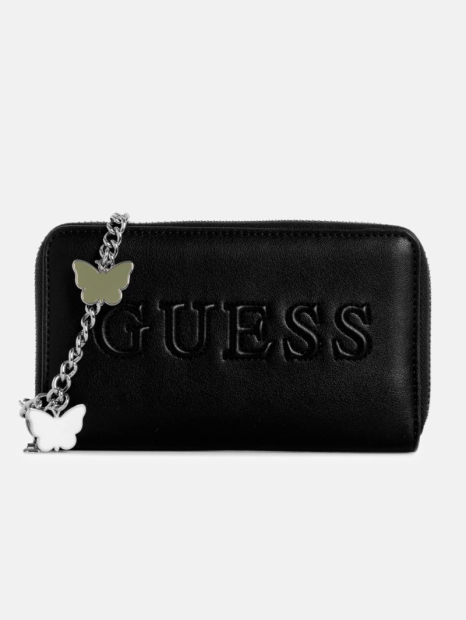 Стильный женский набор GUESS рюкзак и кошелёк 1159845100 (Черный One Size)