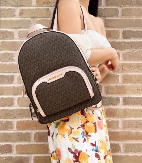 Класичний жіночий набір Michael Kors рюкзак та гаманець 1159845107 (Коричневий One Size)