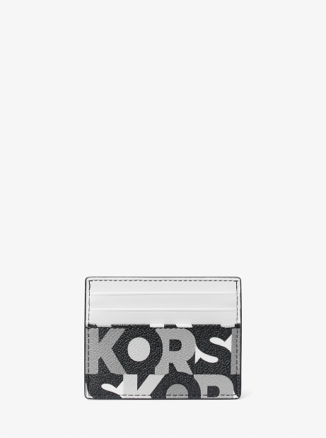 Современный набор Michael Kors рюкзак и картхолдер 1159845110 (Черный/Белый One Size)