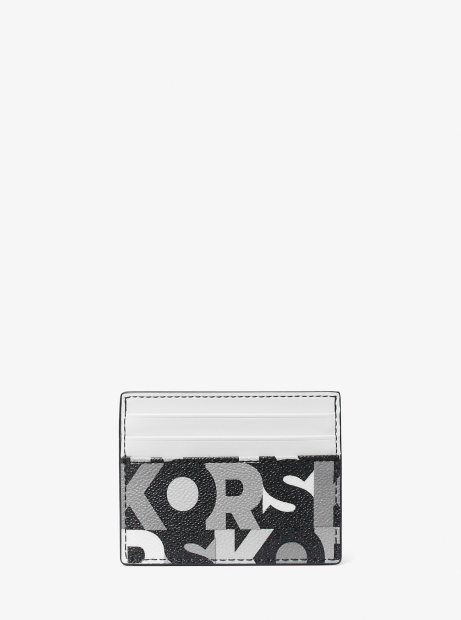Современный набор Michael Kors рюкзак и картхолдер 1159845110 (Черный/Белый One Size)