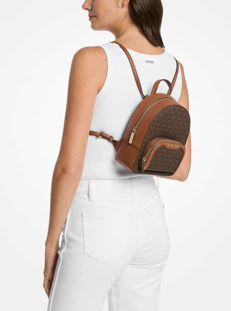 Компактний жіночий набір Michael Kors рюкзак та гаманець 1159845114 (Коричневий One Size)