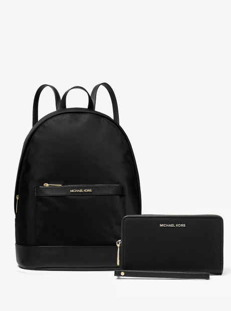 Жіночий набір Michael Kors рюкзак та гаманець 1159845159 (Чорний One Size)