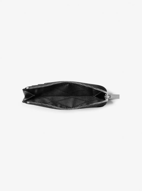 Шкіряний жіночий набір Michael Kors рюкзак та картхолдер 1159845503 (Чорний One Size)