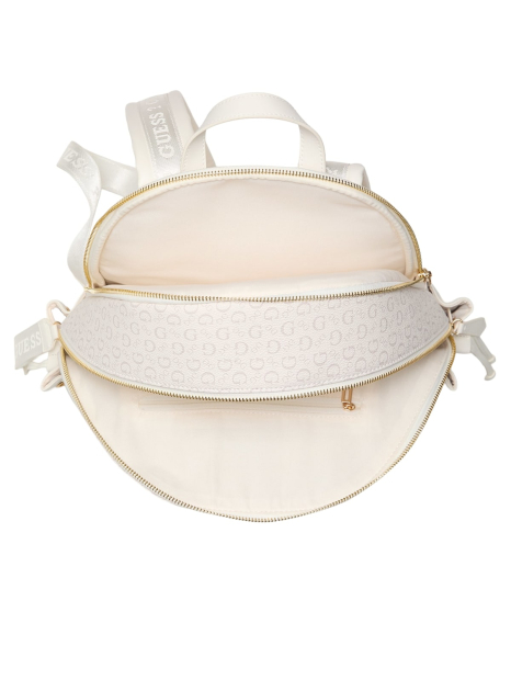 Женский рюкзак GUESS с принтом 1159847043 (Молочный One Size)