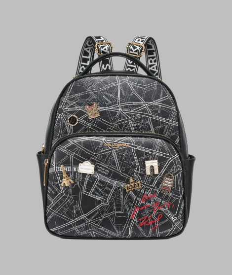Женский рюкзак Karl Lagerfeld Paris 1159847154 (Черный One size)