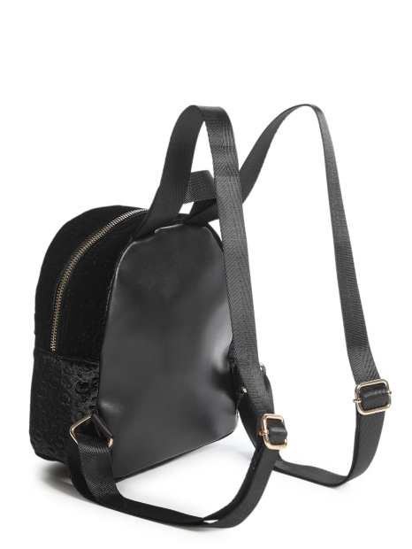Велюровый мини рюкзак Alex GUESS 1159851573 (Черный One Size)