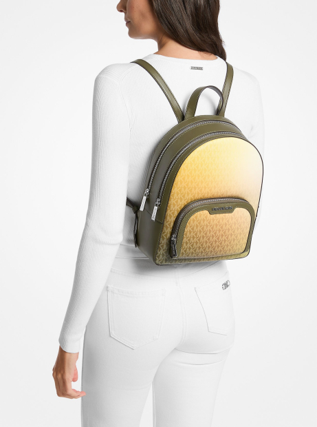 Женский рюкзак Michael Kors с принтом в подарочной коробке 1159851974 (Оливковый One size)