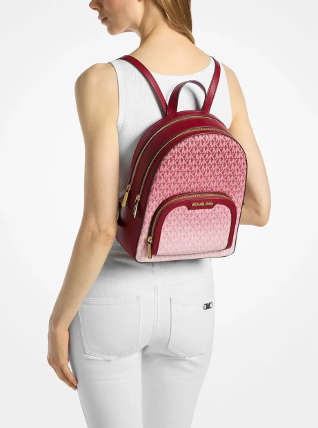 Жіночий рюкзак Jaycee Michael Kors з принтом 1159853984 (Рожевий One size)