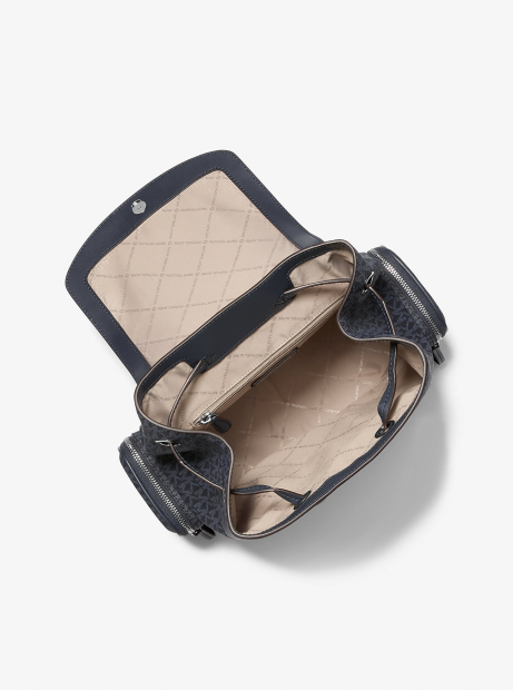 Женский рюкзак Jet Set Michael Kors с логотипом 1159854032 (Синий One size)