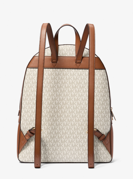 Рюкзак Michael Kors с принтом 1159854645 (Бежевый/Коричневый One size)