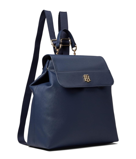 Женский рюкзак Camilla II Flap Tommy Hilfiger из экокожи 1159855245 (Синий One size)