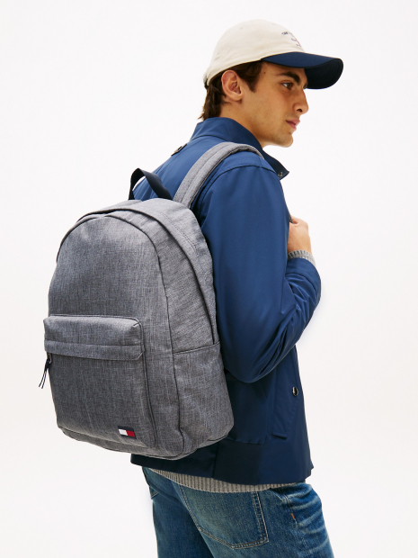 Великий рюкзак Tommy Hilfiger 1159855393 (Сірий One Size)