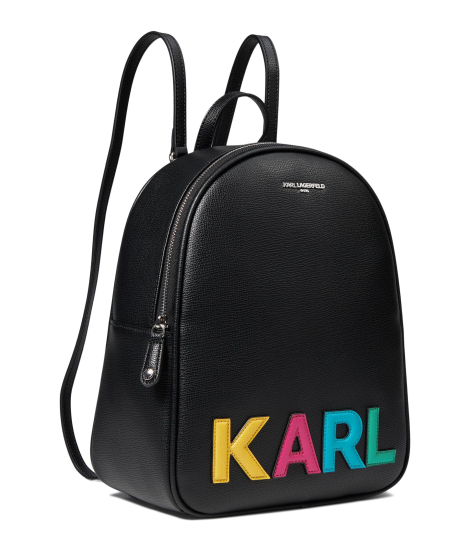 Женский рюкзак Karl Lagerfeld Paris с логотипом 1159855451 (Черный One size)
