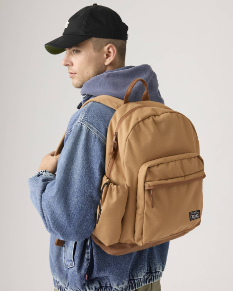 Фирменный рюкзак Levi's 1159858861 (Коричневый One size)