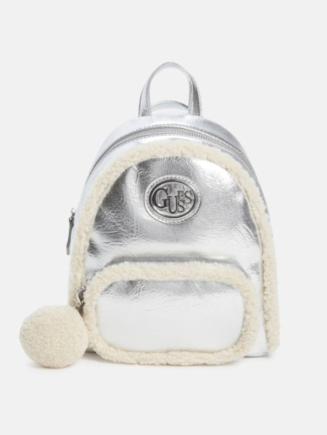Женский набор GUESS рюкзак и кошелек 1159858898 (Серебристый One Size)