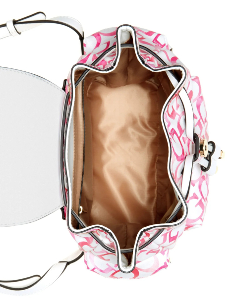 Женский набор GUESS рюкзак и кошелек 1159858948 (Белый/Розовый One Size)