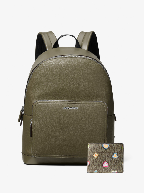 Набор Michael Kors рюкзак и кошелек 1159859333 (Зеленый One Size)