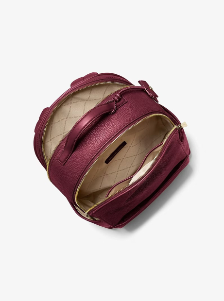 Шкіряний жіночий рюкзак Sable Michael Kors 1159862385 (Бордовий One size)
