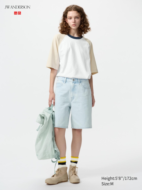 Большой тканевый рюкзак JW ANDERSON Uniqlo 1159863299 (Зеленый One size)