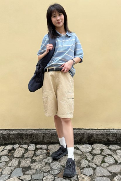 Большой тканевый рюкзак JW ANDERSON Uniqlo 1159863300 (Синий One size)