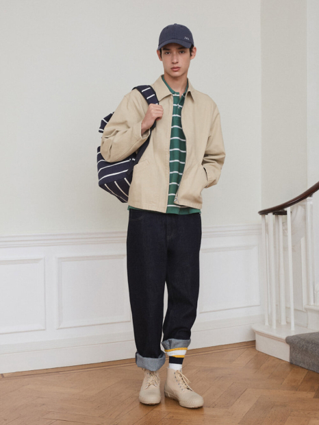 Большой тканевый рюкзак JW ANDERSON Uniqlo в полоску 1159863307 (Синий One size)