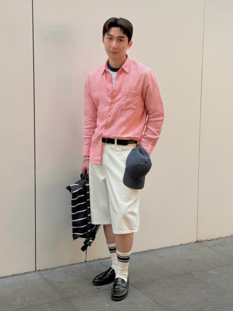 Большой тканевый рюкзак JW ANDERSON Uniqlo в полоску 1159863307 (Синий One size)