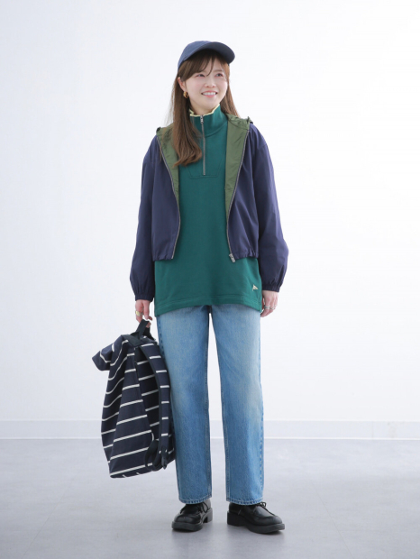 Большой тканевый рюкзак JW ANDERSON Uniqlo в полоску 1159863307 (Синий One size)
