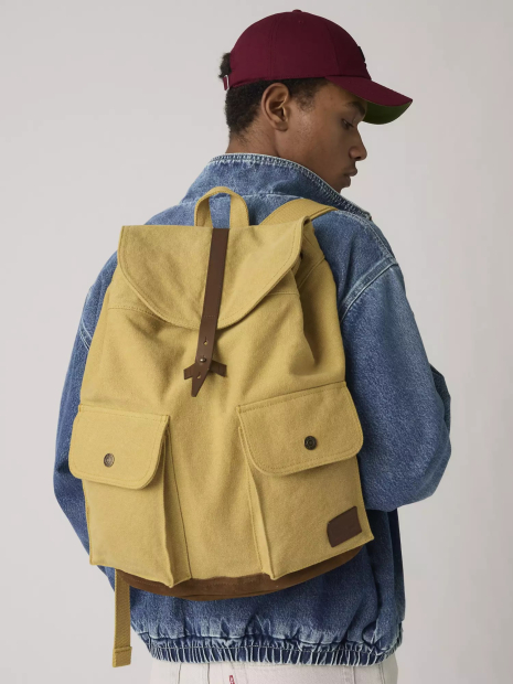Вместительный рюкзак Levi's 1161379105 (Желтый One Size)