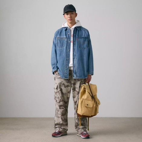 Вместительный рюкзак Levi's 1161379105 (Желтый One Size)