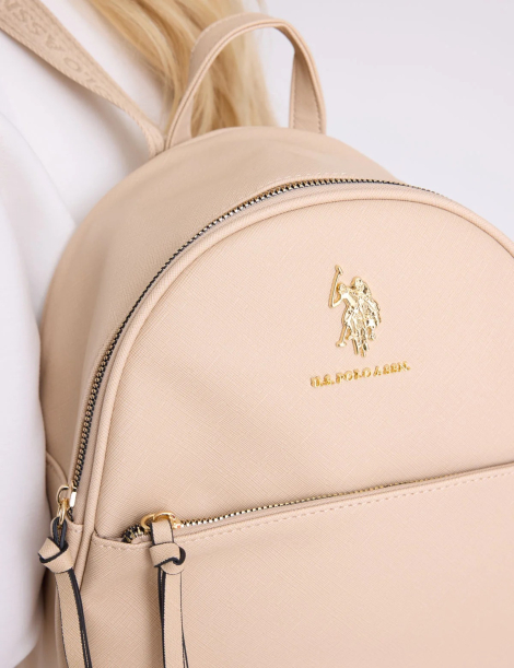 Рюкзак U.S. Polo Assn с логотипом 1162815693 (Бежевый One Size)