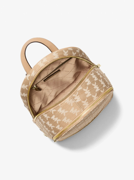 Женский рюкзак Rhea Michael Kors с принтом 1163065007 (Бежевый One size)