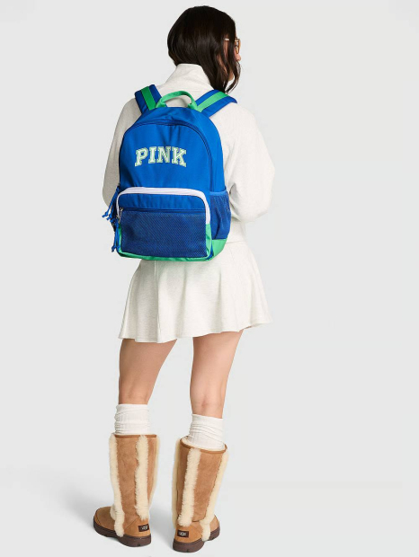 Большой рюкзак Victoria's Secret PINK 1163067456 (Синий One size)