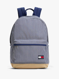 Великий тканинний рюкзак Tommy Hilfiger у смужку 1159840630 (Синій One Size)