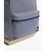 Большой тканевый рюкзак Tommy Hilfiger в полоску 1159840630 (Синий One Size)