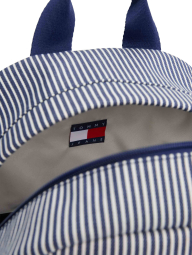 Большой тканевый рюкзак Tommy Hilfiger в полоску 1159840630 (Синий One Size)