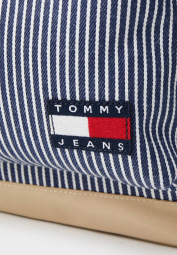 Большой тканевый рюкзак Tommy Hilfiger в полоску 1159840630 (Синий One Size)